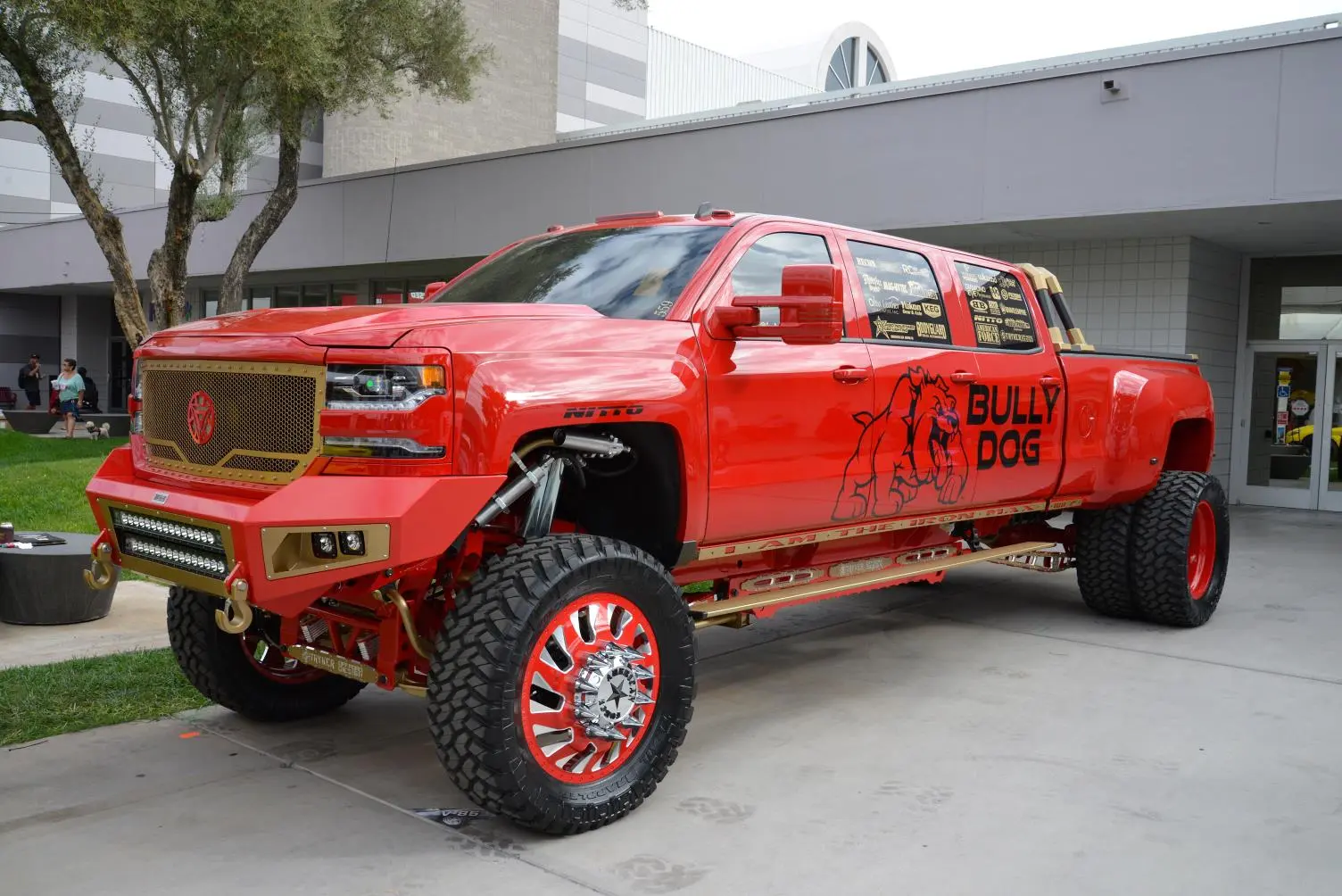 This stretched pickup from Bully Dog isn't quite as wild as the Toyota Tundrasine from last year's show, but it must be one of the biggest at SEMA 2016
