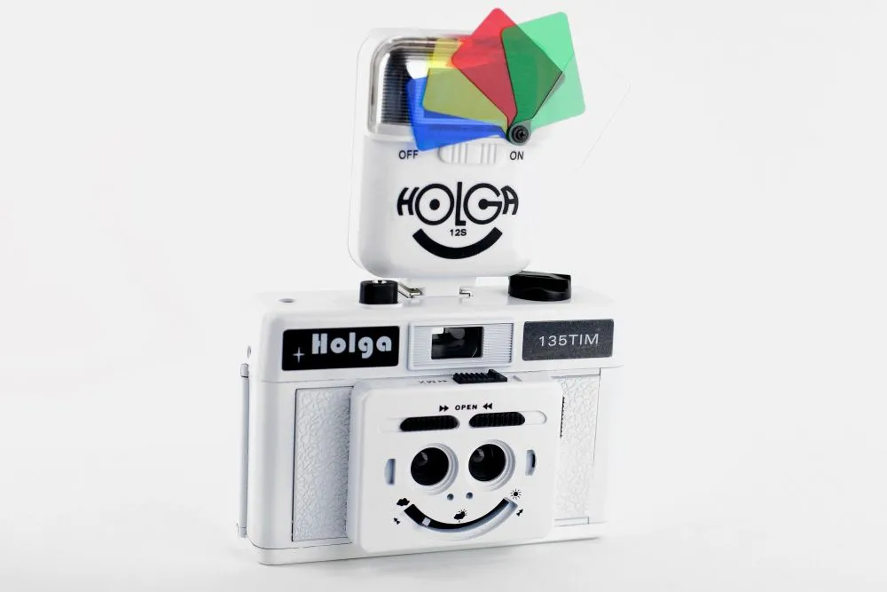 The Twin Image Maker is Holga's inexpensive 35mm 3D camera