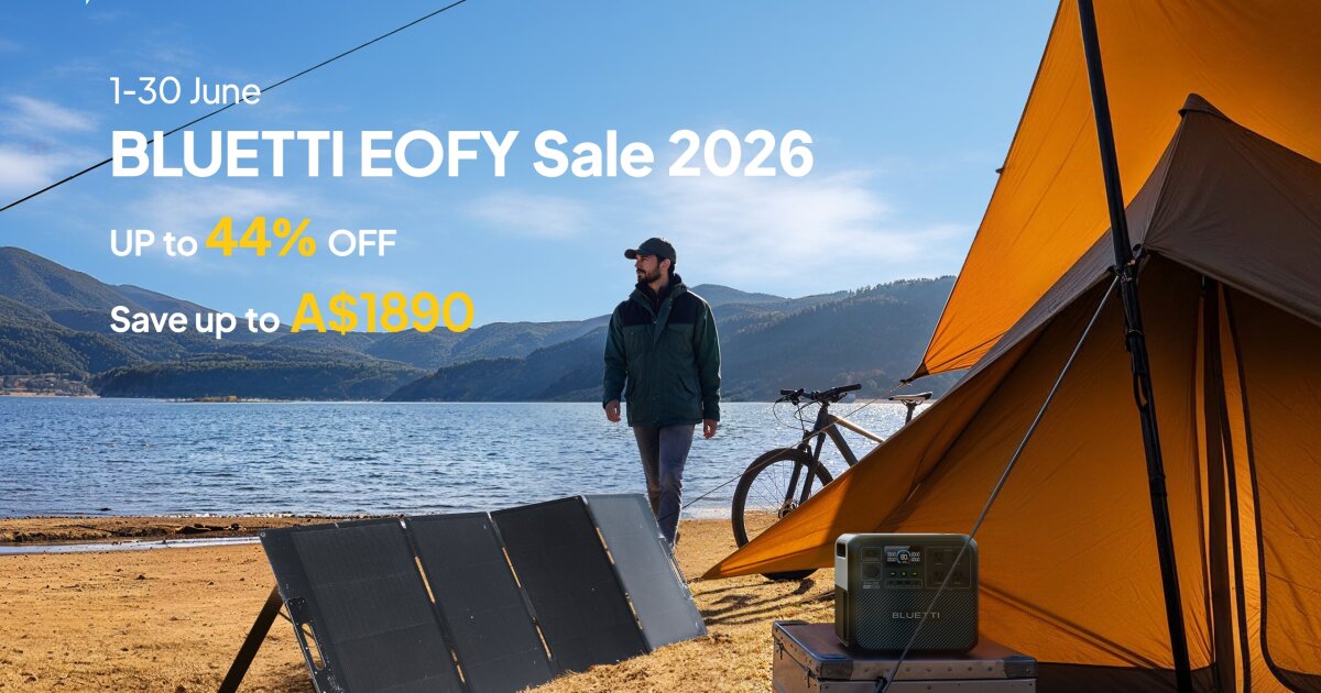 BLUETTI's huge EOFY sale discounts portable power and home backup systems