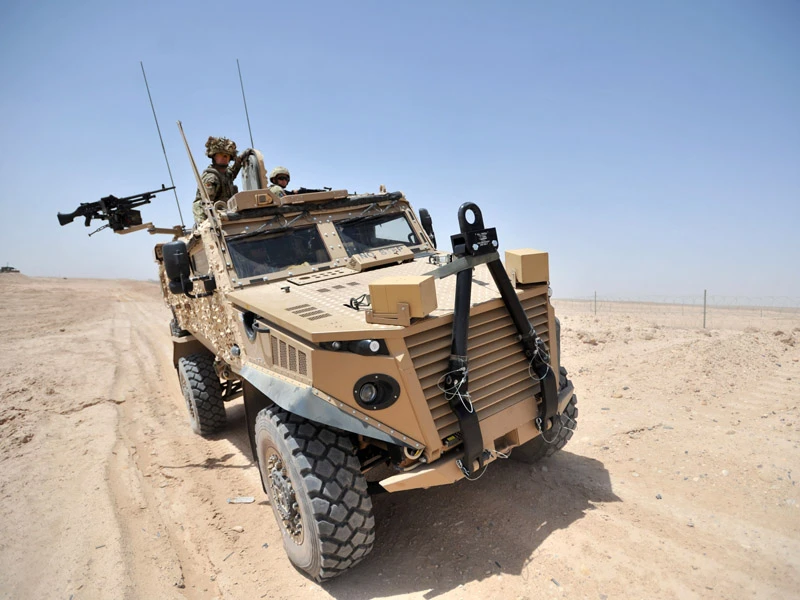 The Foxhound is a functional combination of safety, maneuverability, versatility and speed (Photo: © Crown Copyright/MOD 2012)