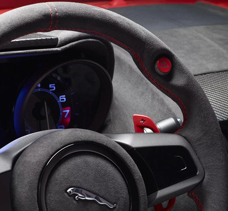 The Jaguar C-X16 production concept sports car interior