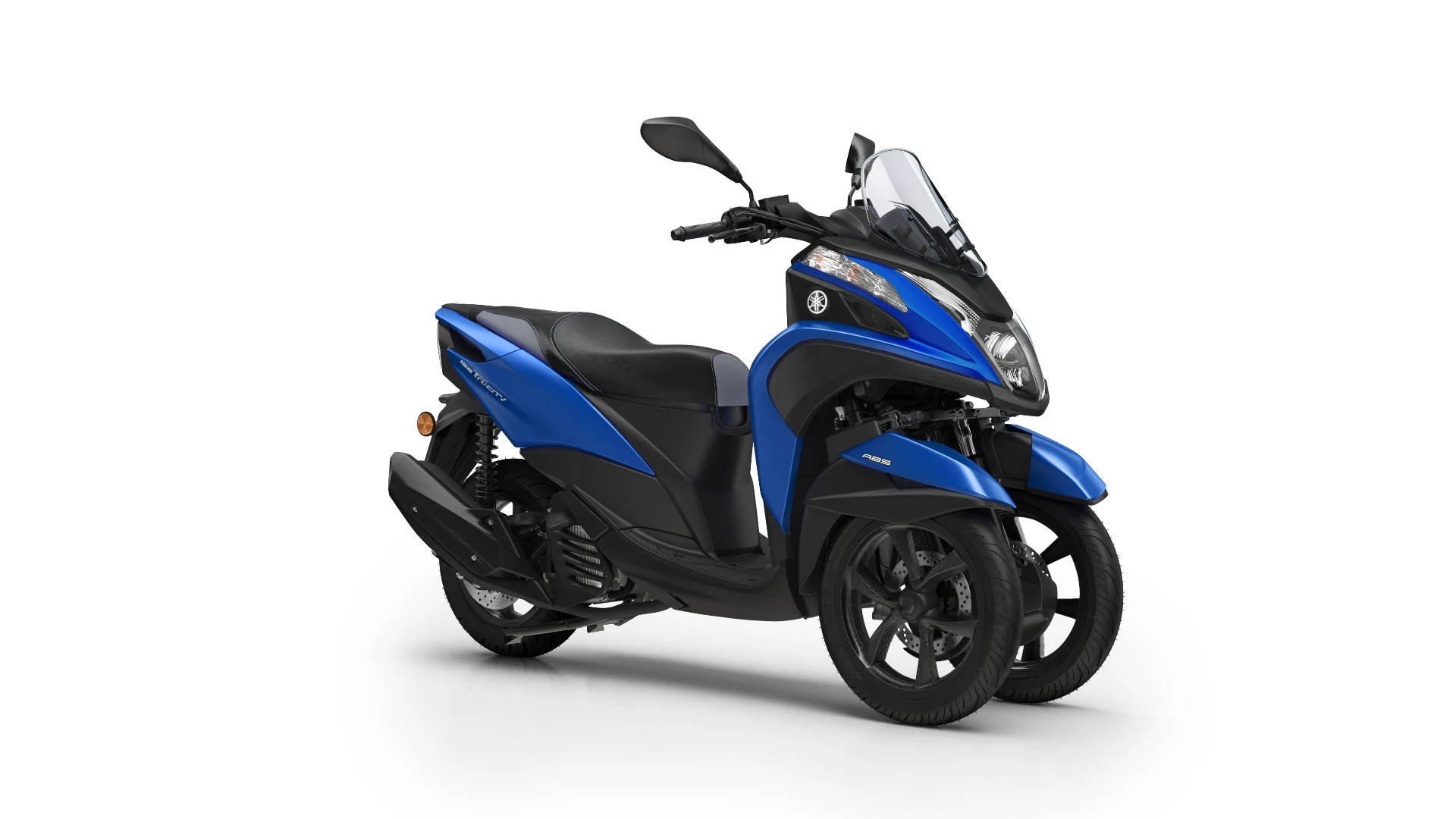 The Yamaha Tricity 155 in Cyber Blue color