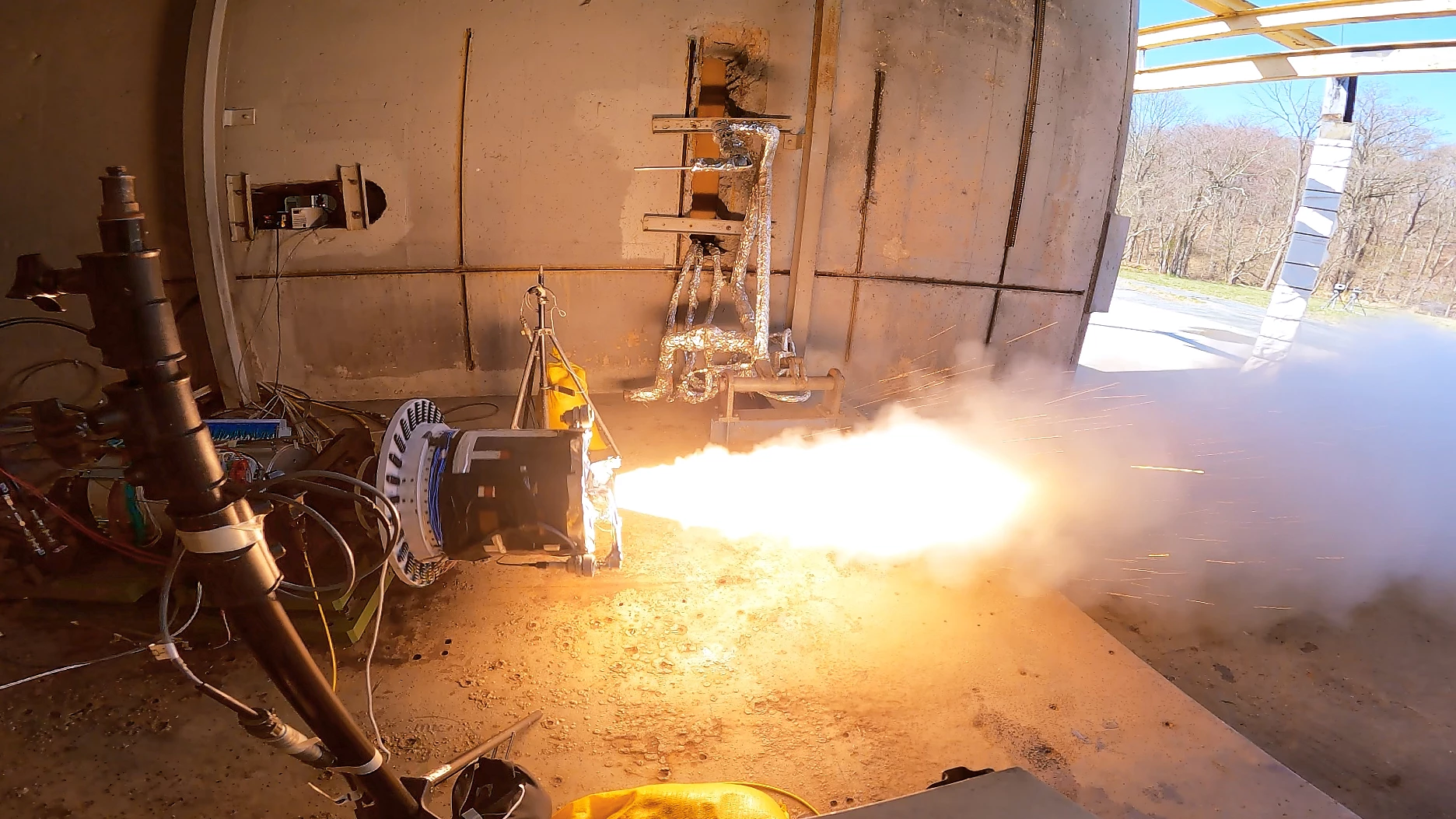 SRM2 test firing