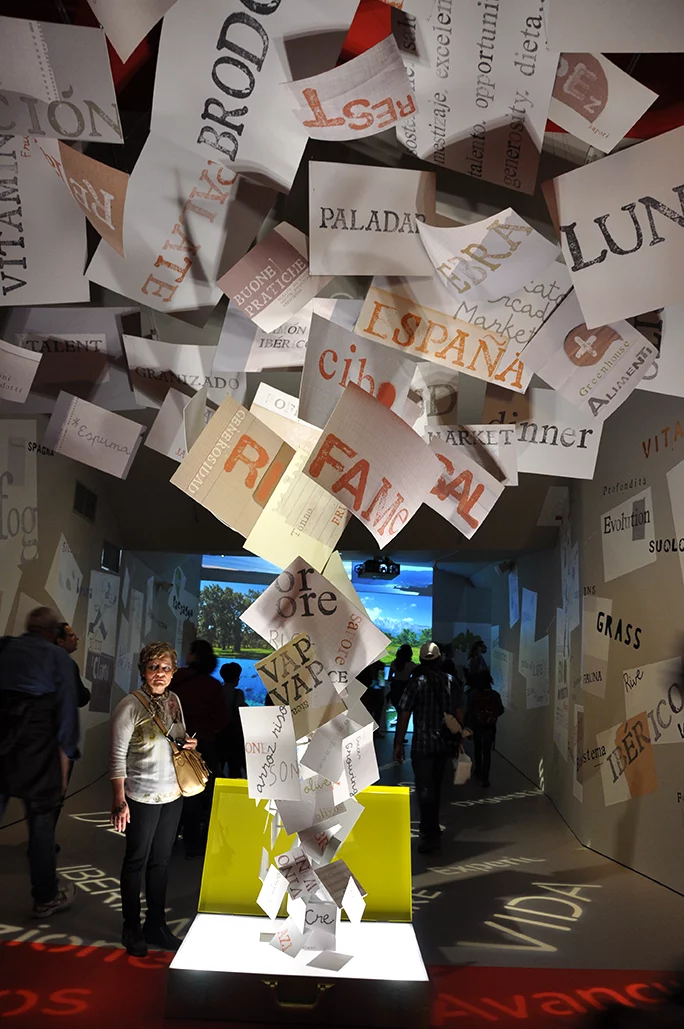 Inside the Spanish Pavilion