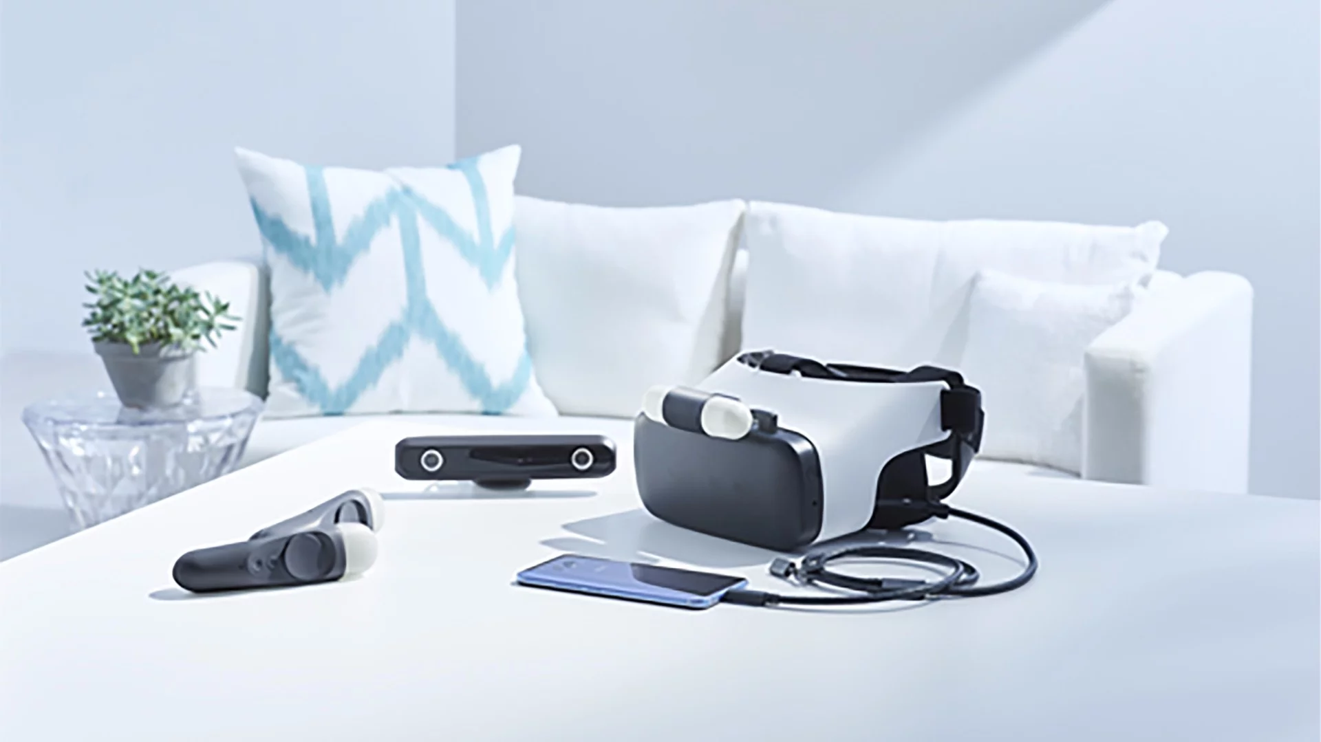 The Japan-only HTC Link, with PSVR-esque camera and motion controls