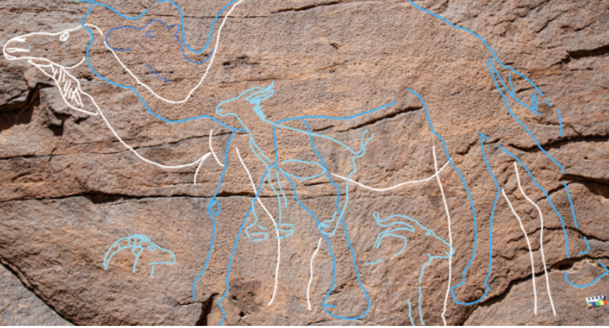 Prehistoric 'road signs' guided ancient humans to rare desert water