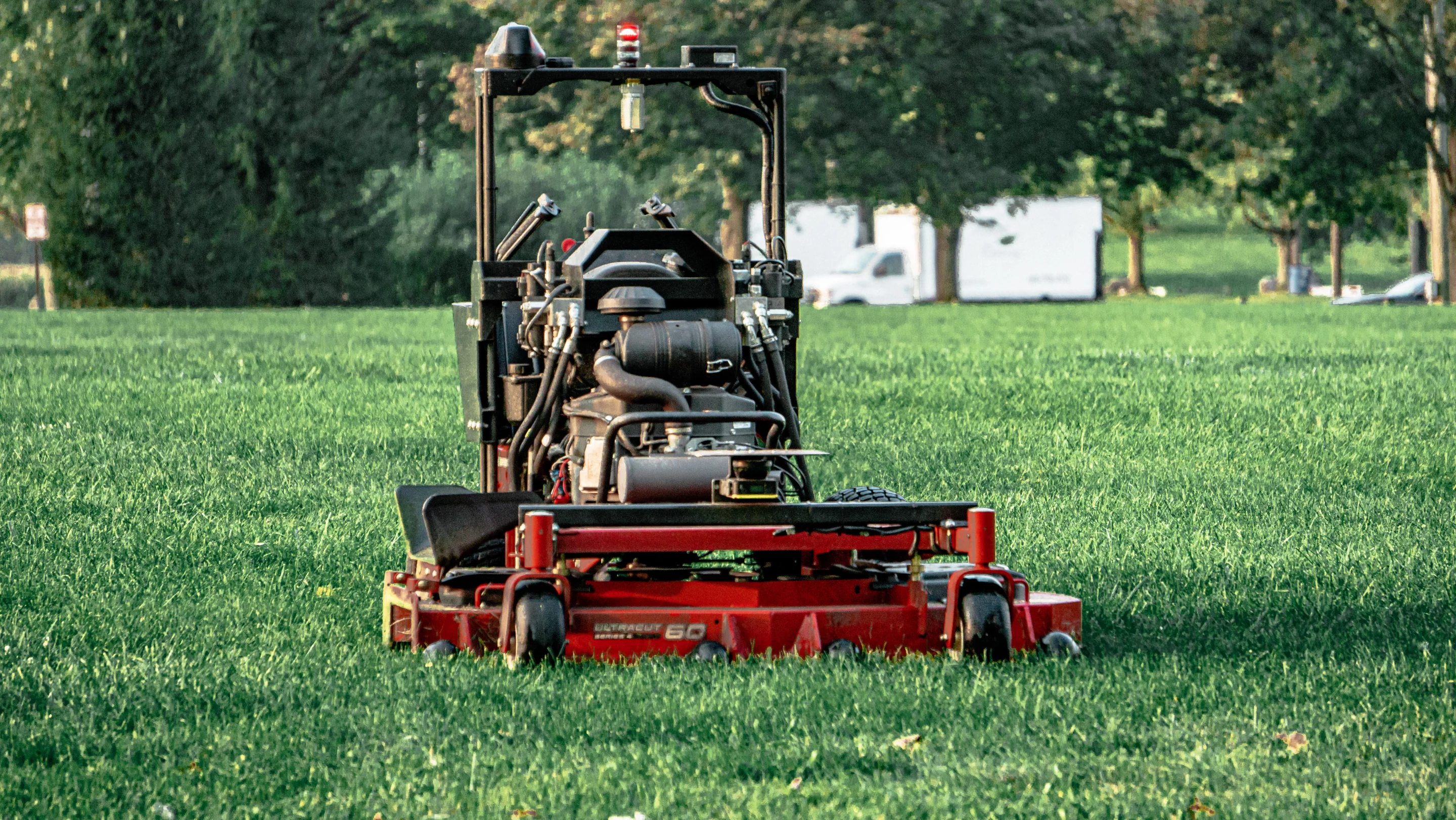 Dexter isn't intended for use on specialty lawnmowers, such as those designed to mow on slopes or rough terrain