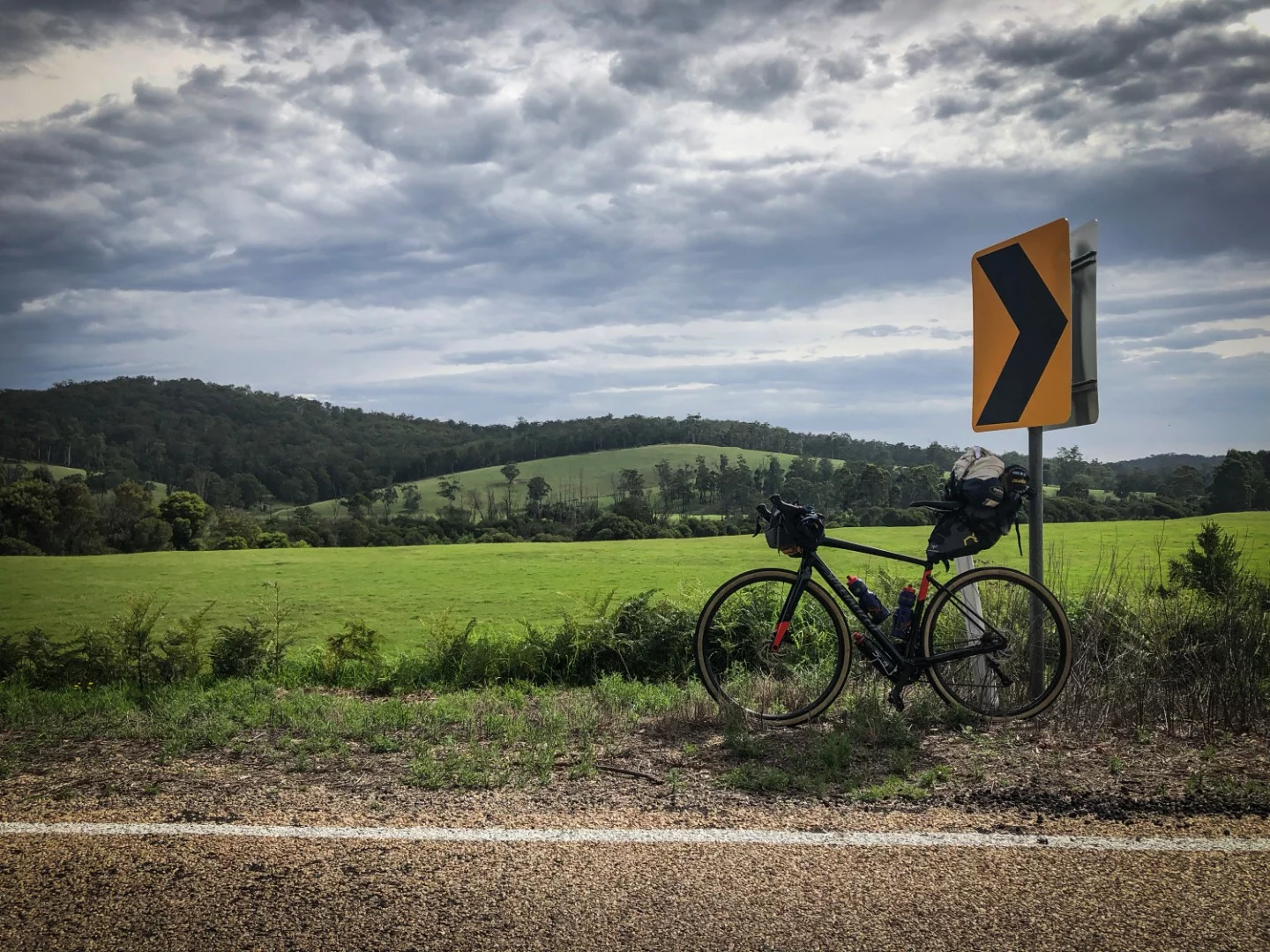 On the road on Australia's south-east coastline