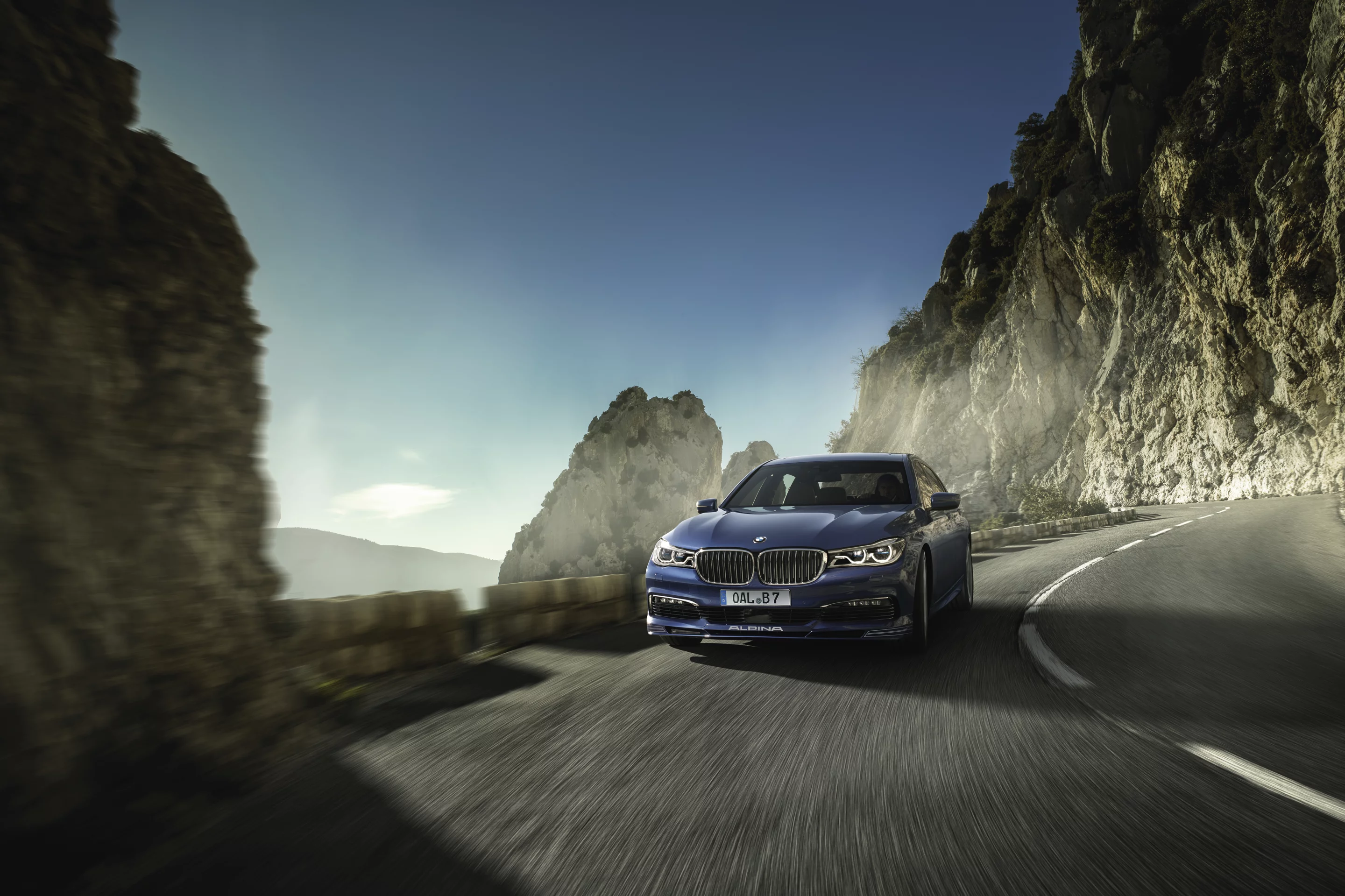 Alpina has fitted rear wheel steering and adaptive suspension to improve the car's sporting credentials