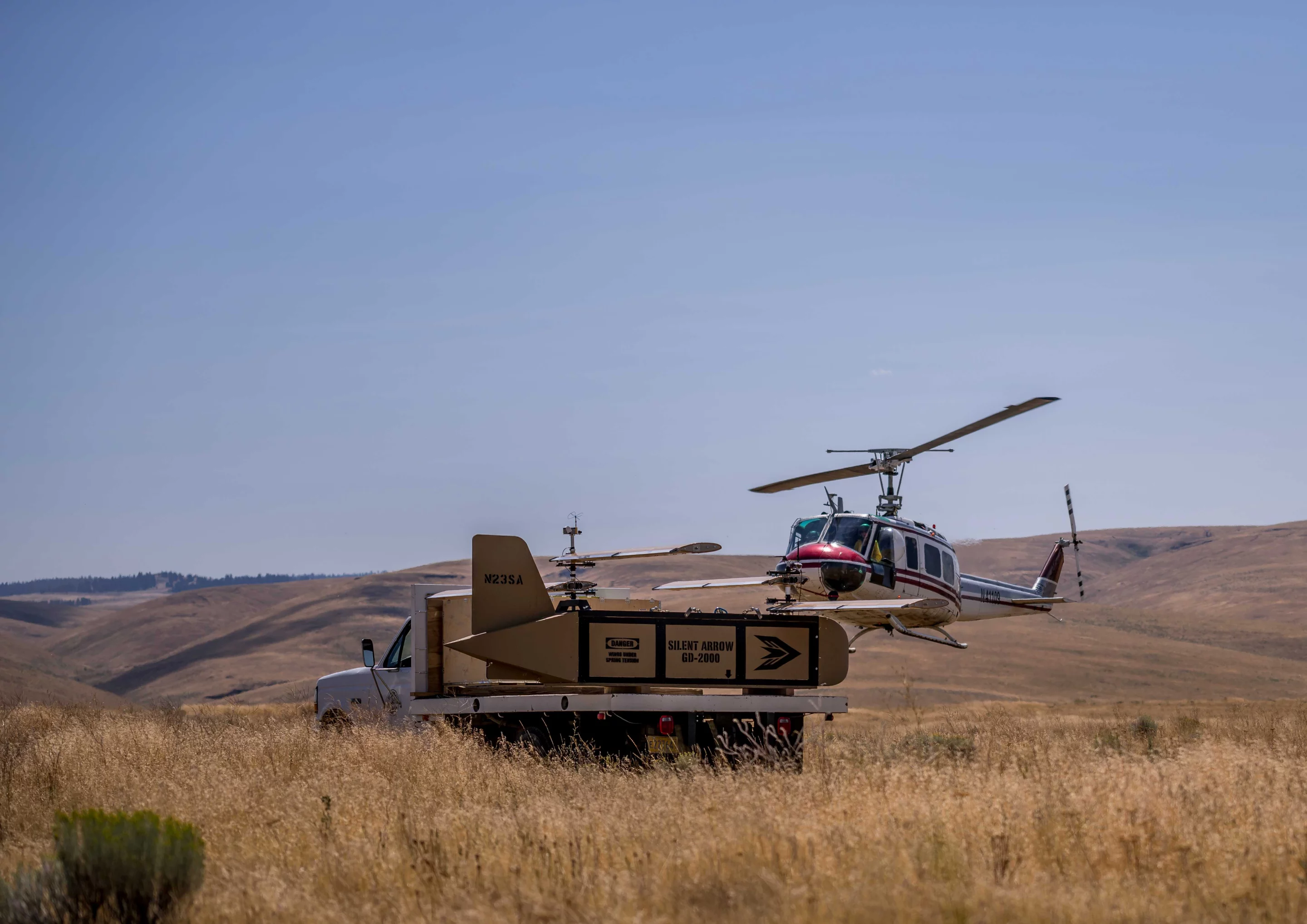 The Silent Arrow GD-2000 has an 8.4 to 1 glide ratio