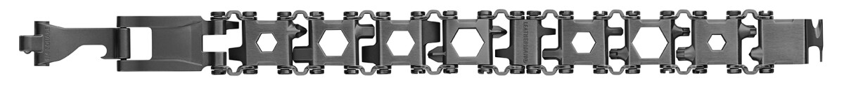A Leatherman Tread that has been fully unfurled
