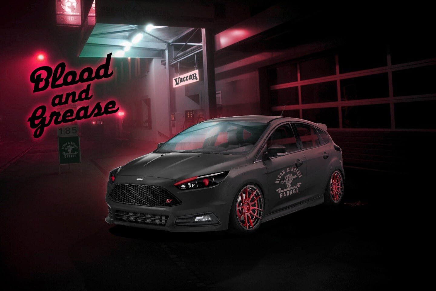 The Blood and Grease Focus ST has been given a handy boost under the hood