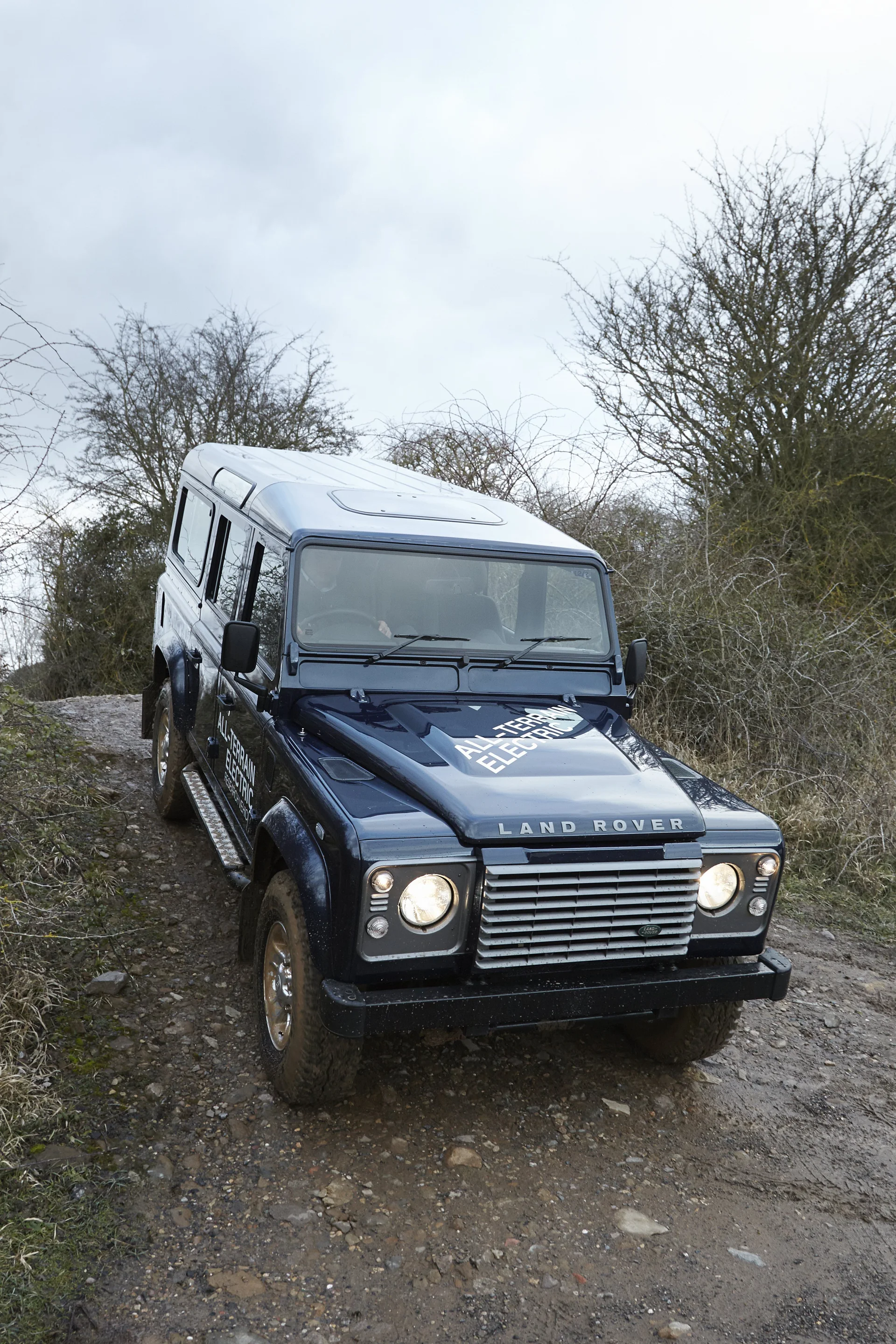 Land Rover says the Defender still has go-anywhere characteristics, just without the smoking tailpipes