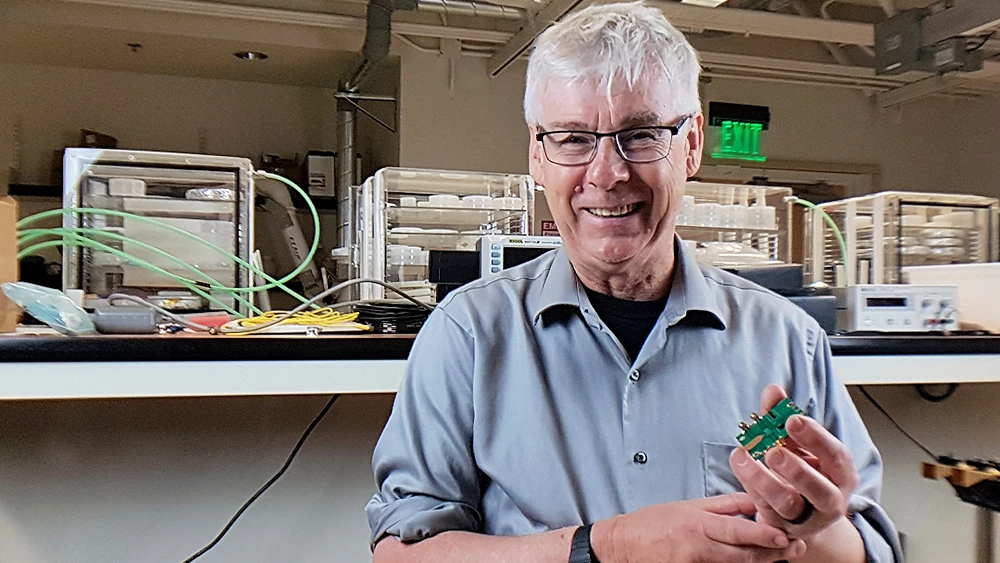 Professor Mark Rodwell of UCSB, one of the researchers on the team responsible for the 6G prototype system