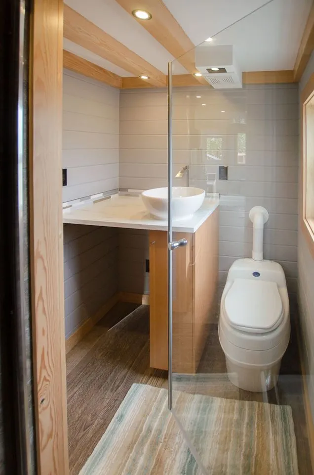 The Blue Heron's composting toilet