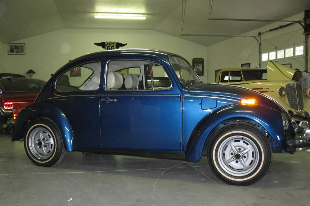 This 1977 Volkswagen Beetle sold for $37,950 at a Barrett-Jackson Palm Beach, auction in 2014 | Auction Link