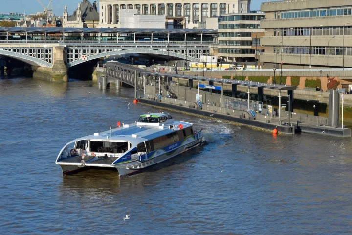 The completed pier can berth two boats at once and will be used by over 50,000 people a year