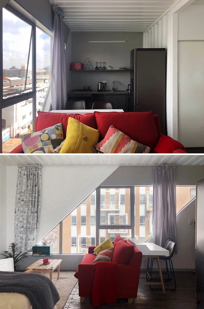 Drivelines Studios features operable windows to promote cross-ventilation