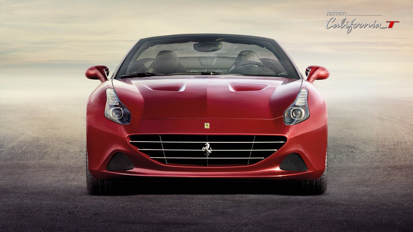 The Ferrari California T's top retracts in 14 seconds