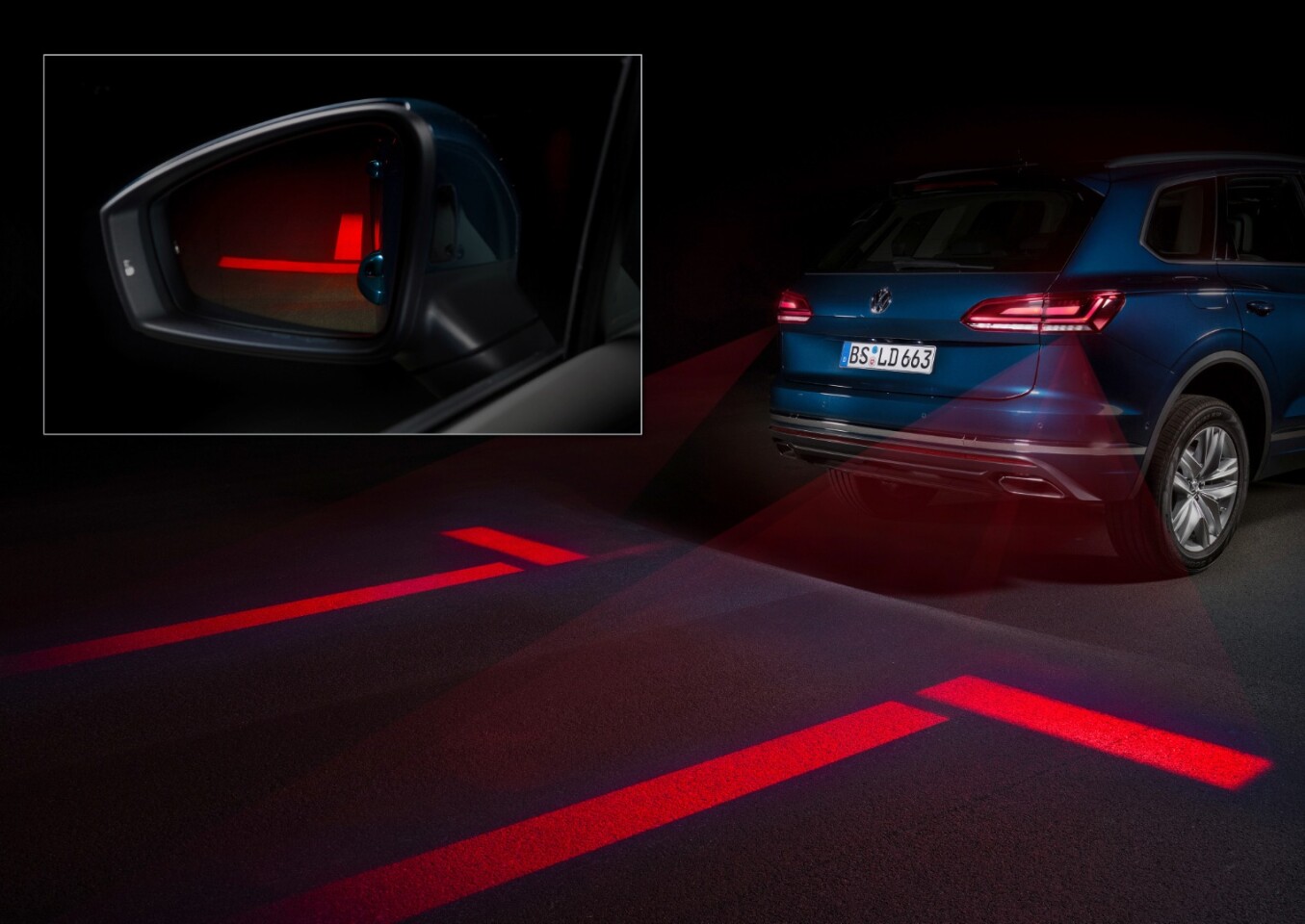 Reversing projections can show pedestrians exactly where they should and shouldn't stand if they don't want to be run over