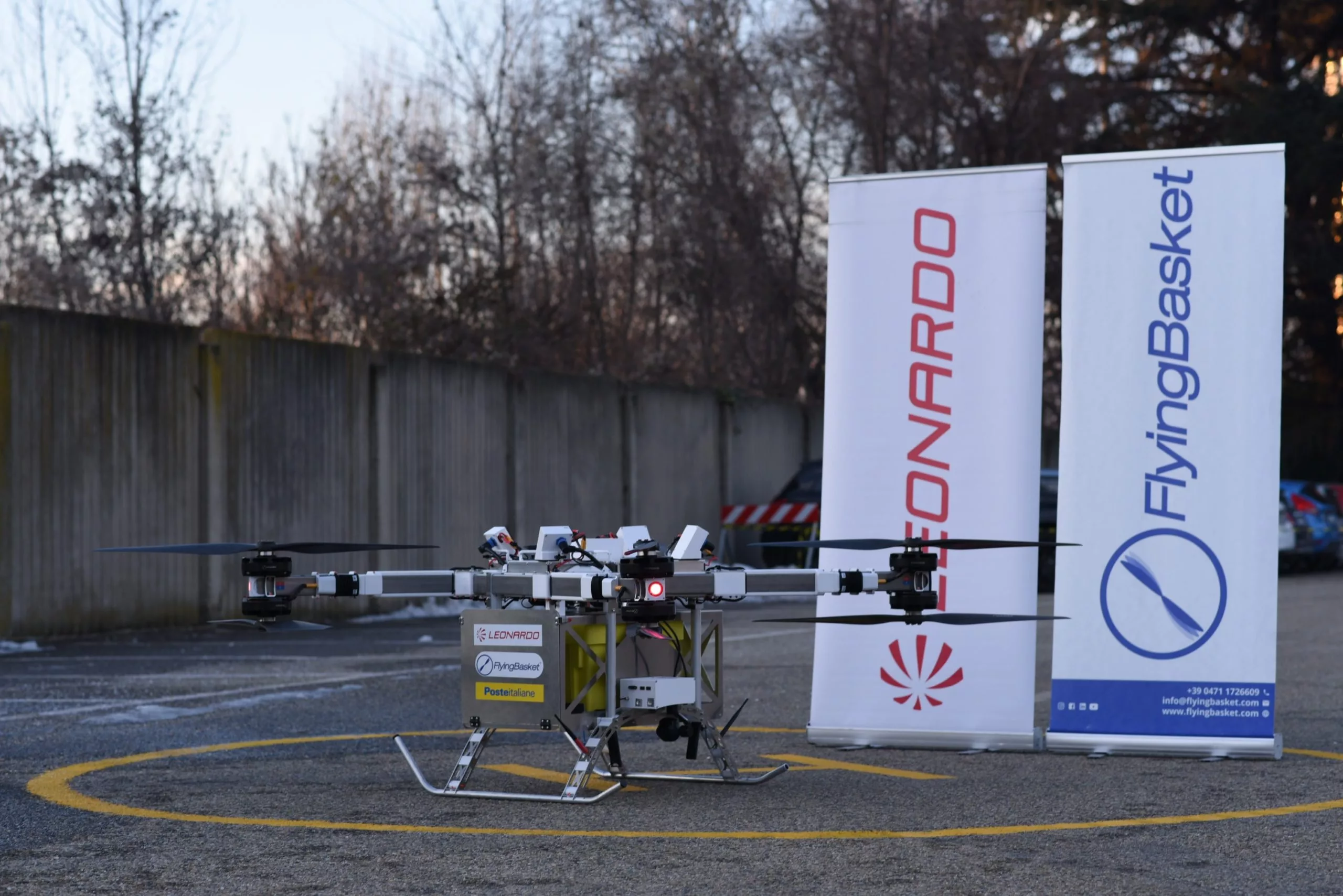 The FB3 drone weighs 70 kg unladen, and is capable of carrying an impressive 100-kg payload