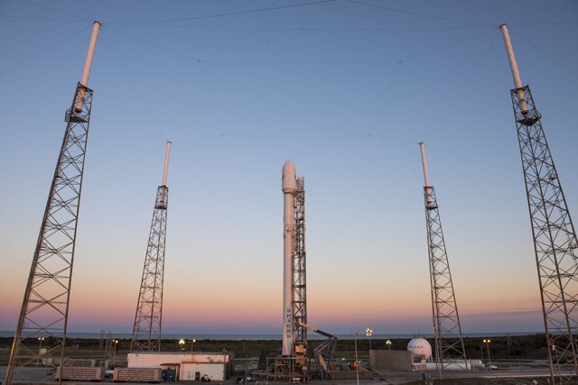 Falcon 9 on Sunday evening