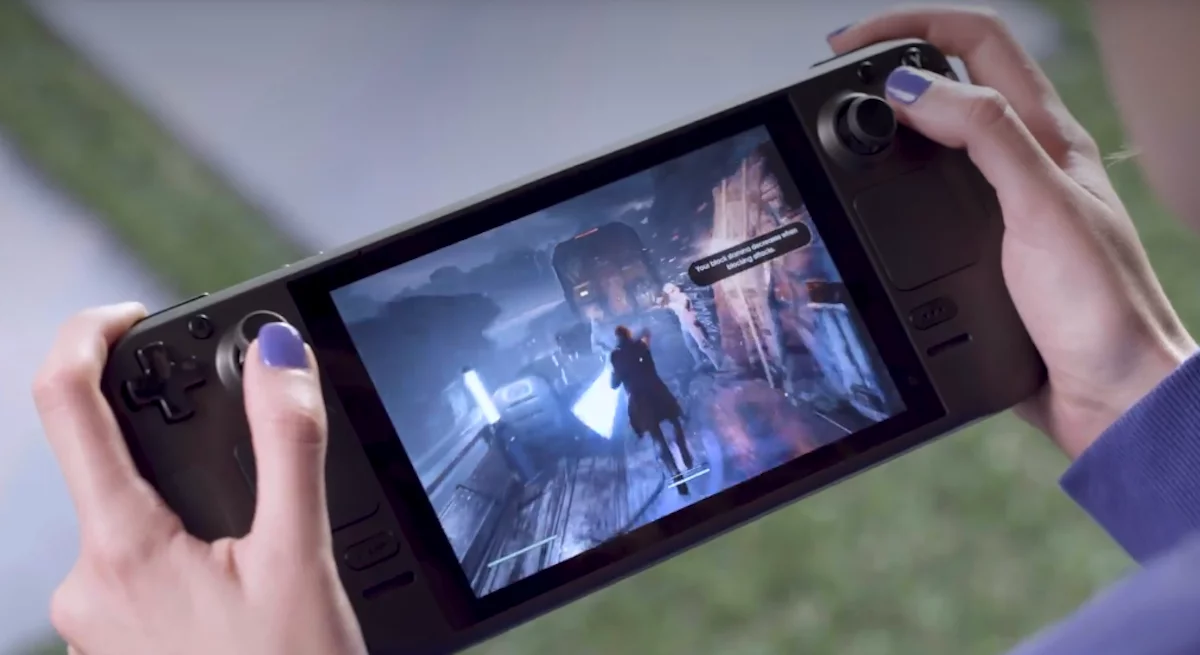 Valve's Steam Deck is an upcoming handheld gaming console that will let players take their existing Steam library on the go