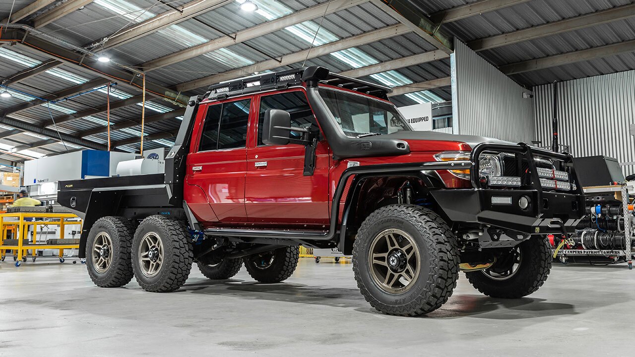 The Desert Ops isn't the meanest truck in PCOR's garage; here's a look at the LC79 6x6 Supertourer