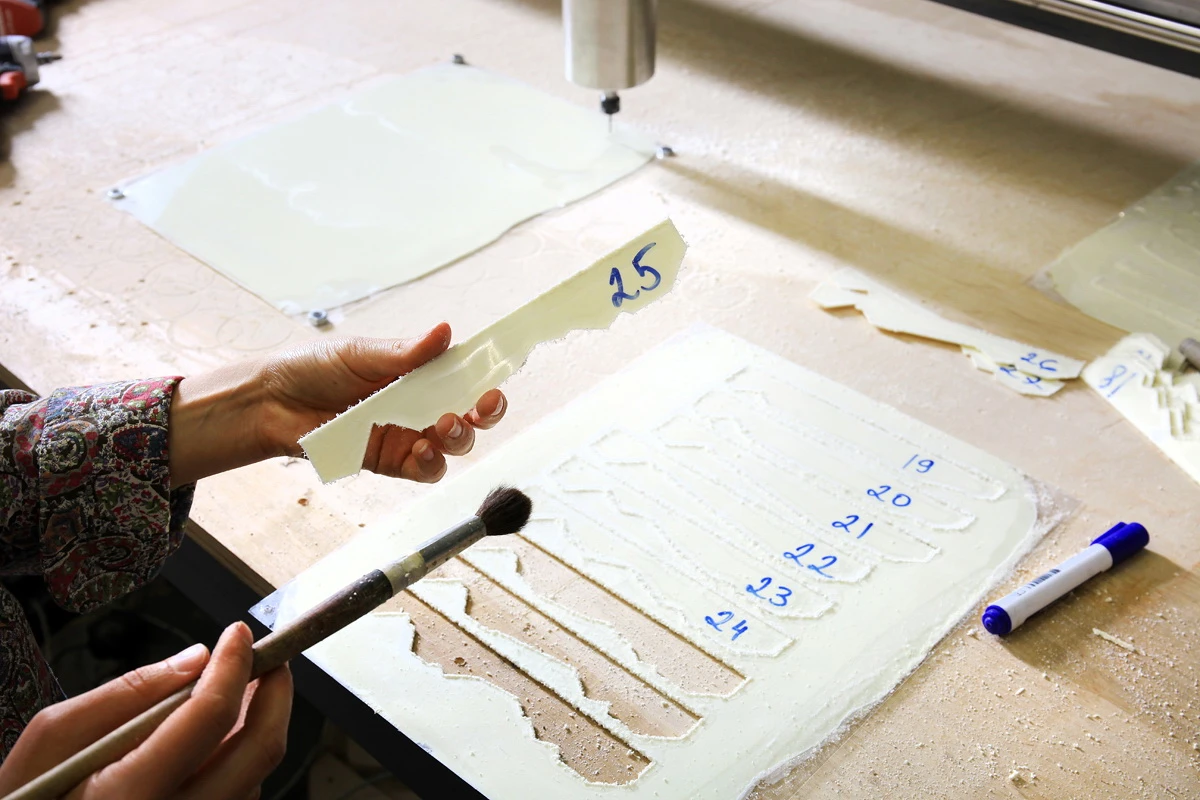 The process behind the latest geometric tart