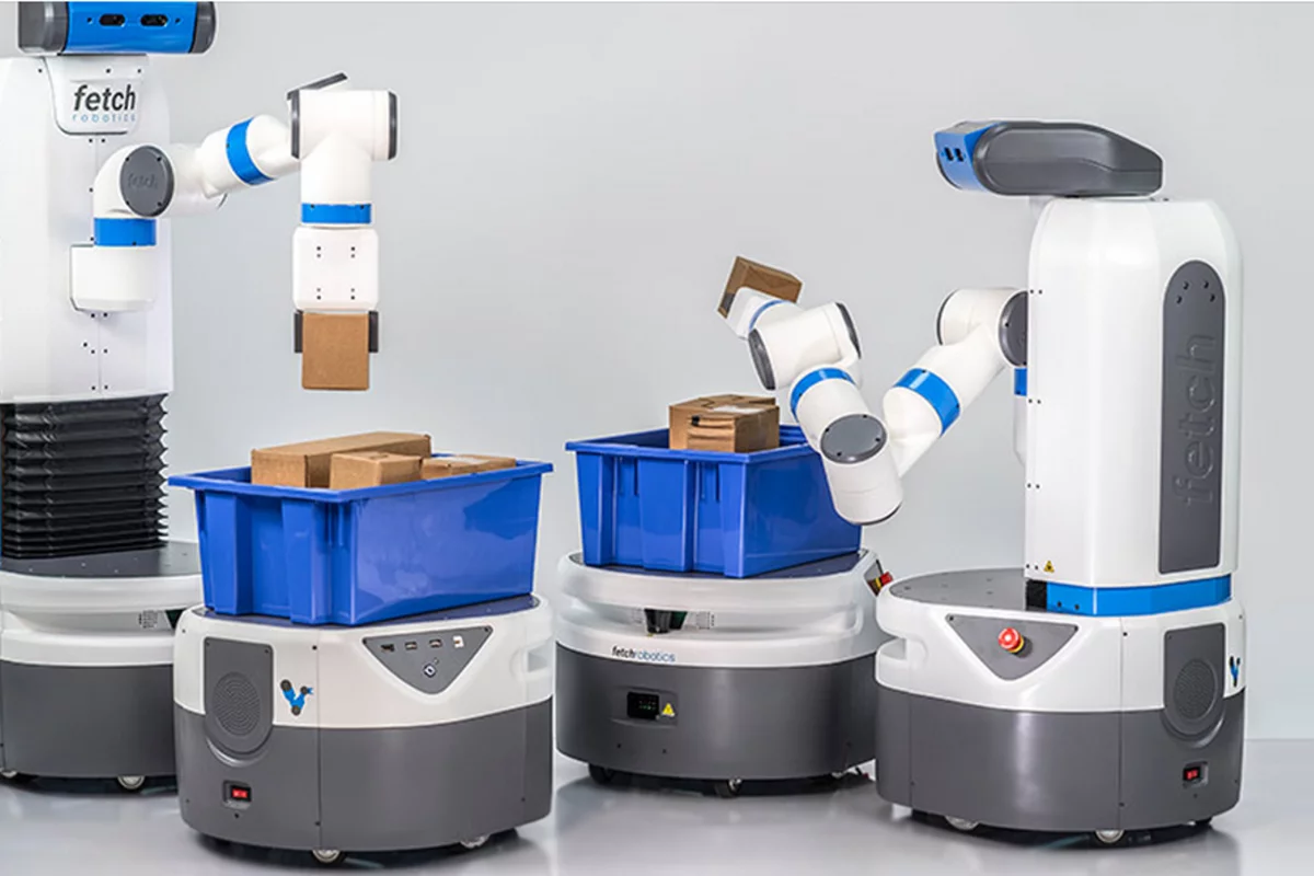 Fetch and Freight are a robotic team used in warehouse work