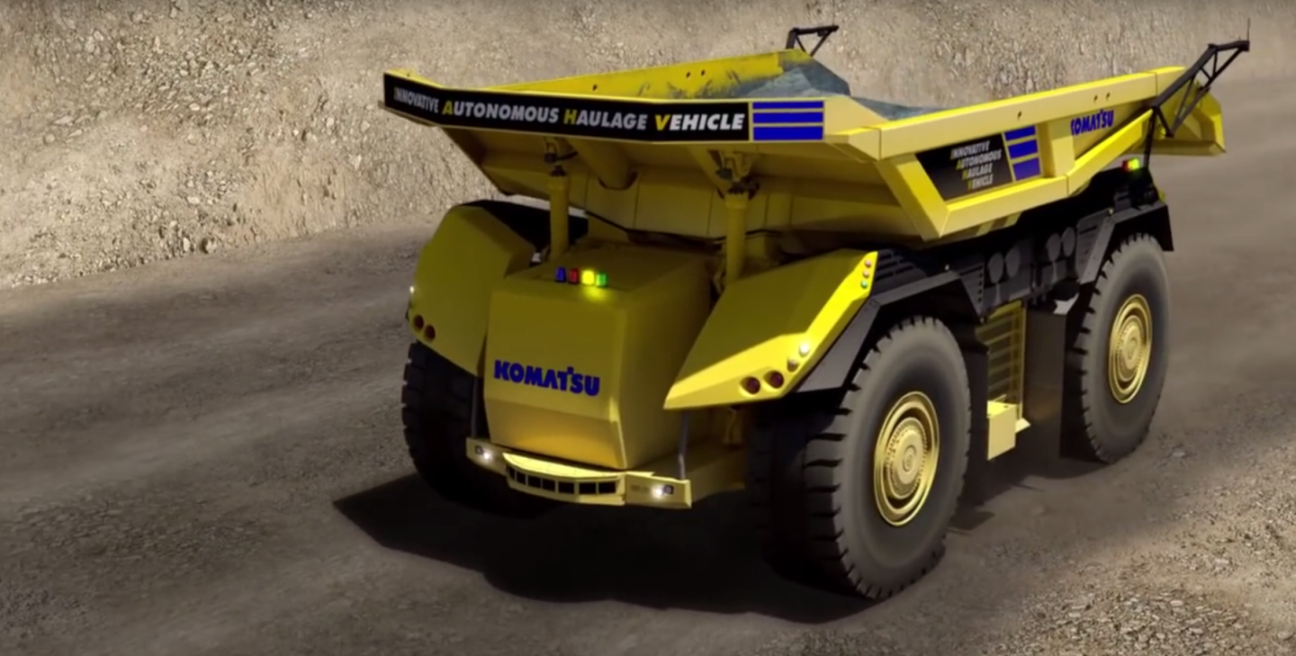 KOMATSU AUTONOMOUS EXCAVATOR visual data 7