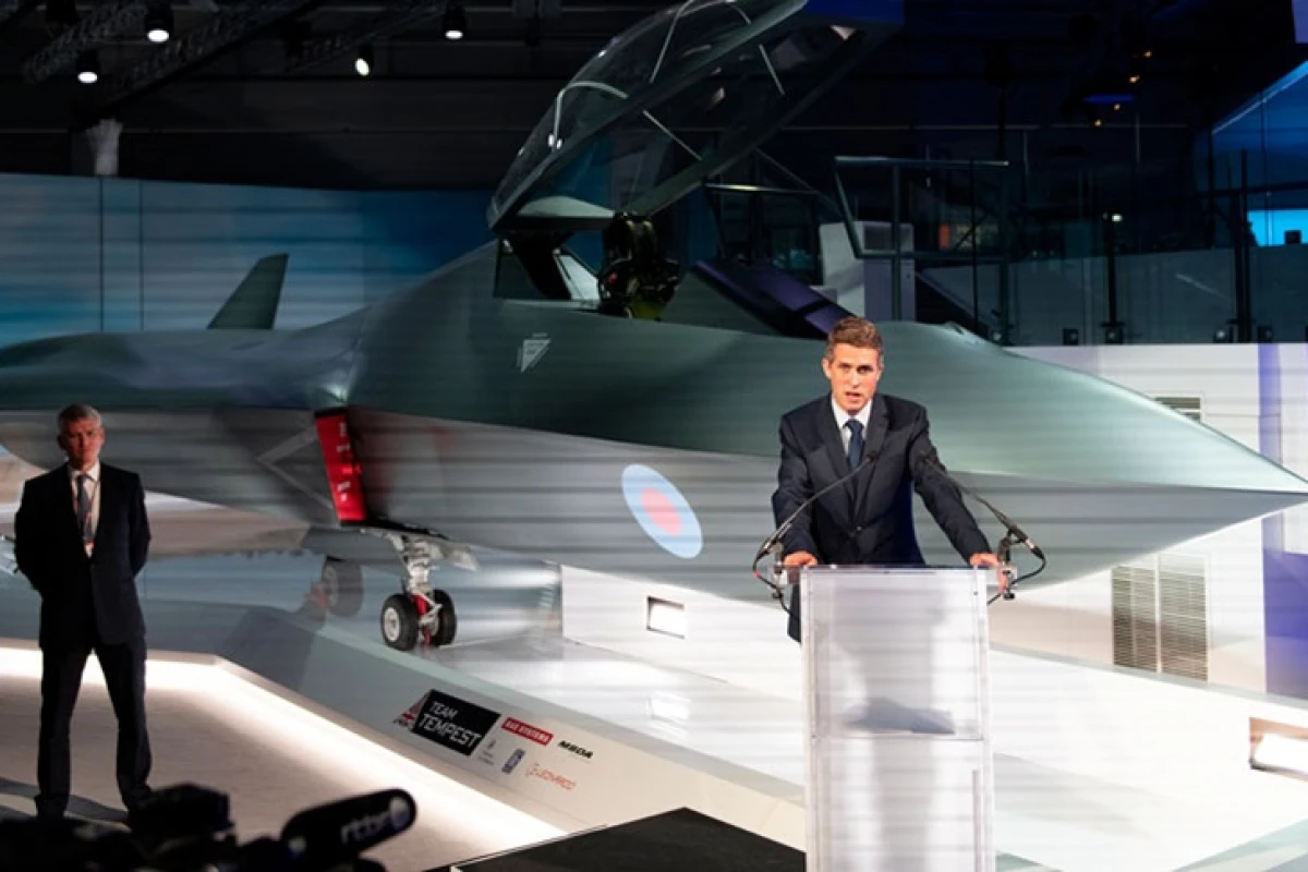Defence Secretary Gavin Williamson unveils the Tempest concept