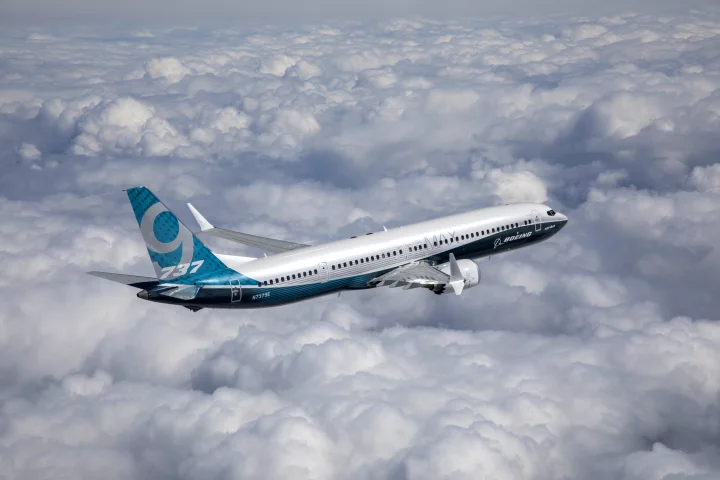 The 737 MAX 9 made its maiden flight in April and is now on its way to Paris