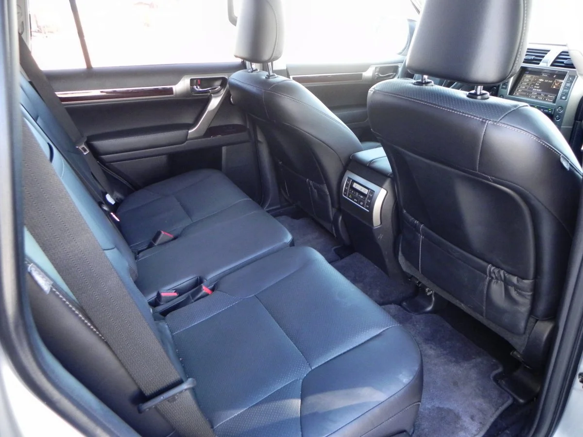 Rear seating is not as roomy nor as comfortable in the GX 460 as might be expected in a large SUV