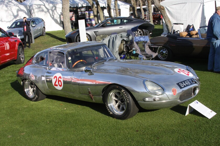The Jaguar E-Type was one of the featured cars at Amelia Island in 2018 and this has to be close to the most beautiful specimen of the car which Enzo Ferrari dubbed "the most beautiful car in the world." The polished aluminum exterior is only one of the highlights of this 1963 fixed head coupe, with the car race prepared by the Jaguar factory, then upgraded in 1966 by Gordon Brown of Red Rose Racing, including the fitting of a 4.2 liter engine. Still capable of winning but ... almost too beautiful to race. Thoroughbred in every respect.