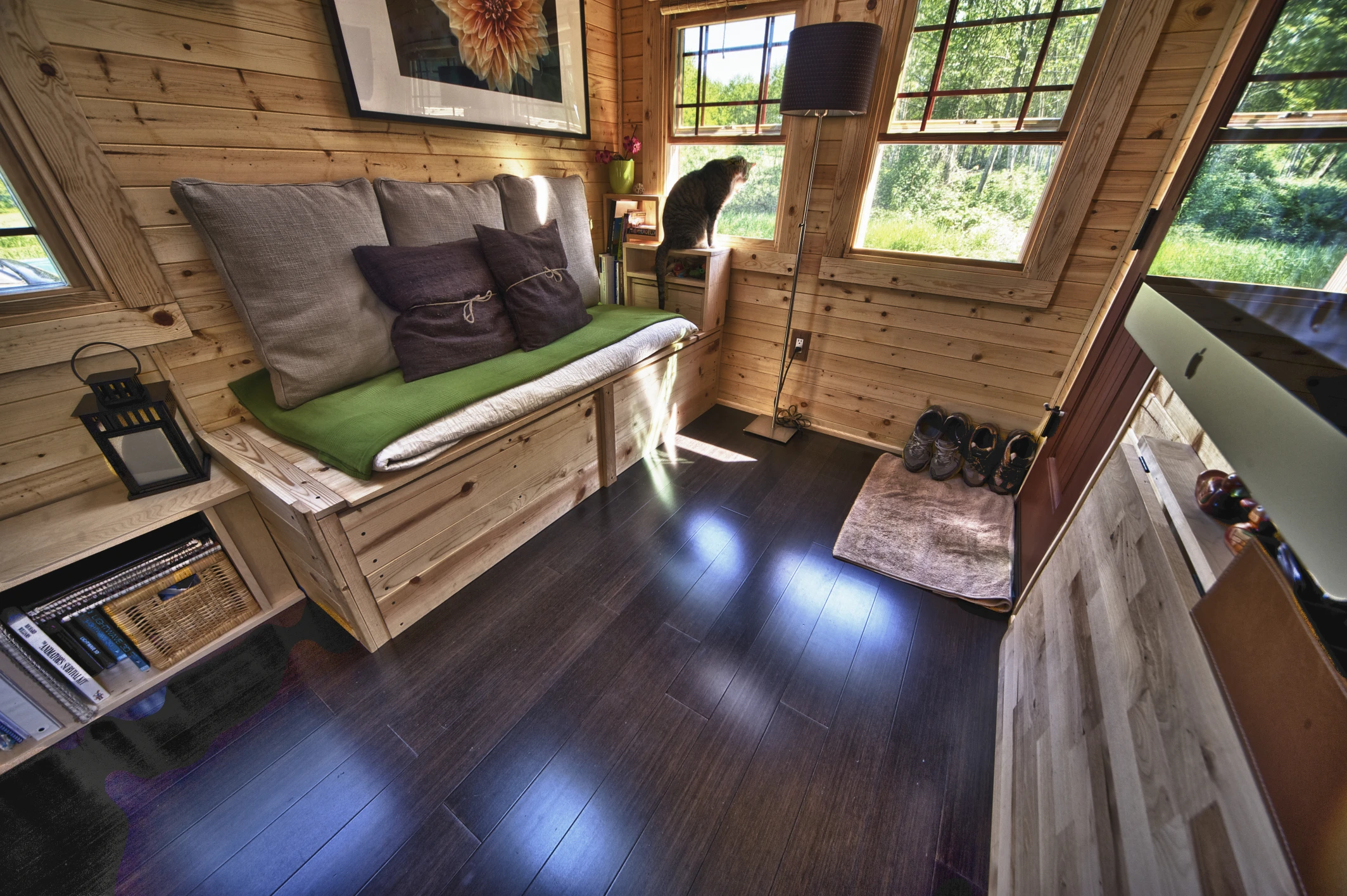 Tiny Tack House features all the luxury one could need in such a small space (Photo: Christopher Tack)