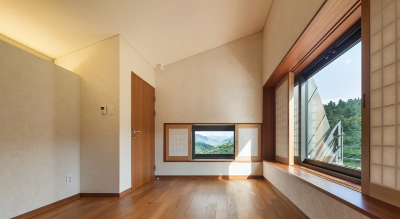 The interior is split into a family room, living room, terrace, reading room and library, two bedrooms, two bathrooms, and a kitchen (Photo: Kyungsub Shin)
