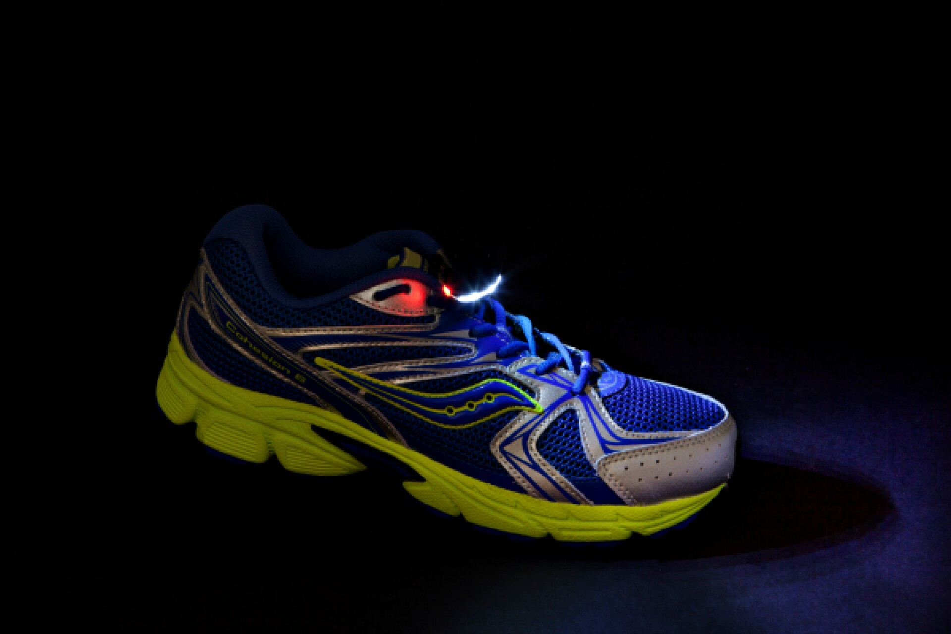 Night Runner Shoe Lights illuminate the path ahead