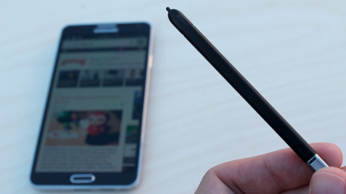 The S Pen for the new Galaxy Note 3