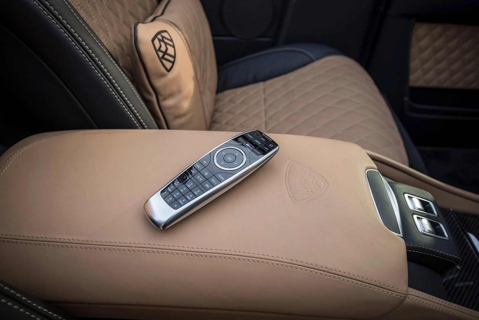 In the ultra-luxurious rear passenger capsule, the environment can be controlled to perfection, from open air, to air-conditioned quietness