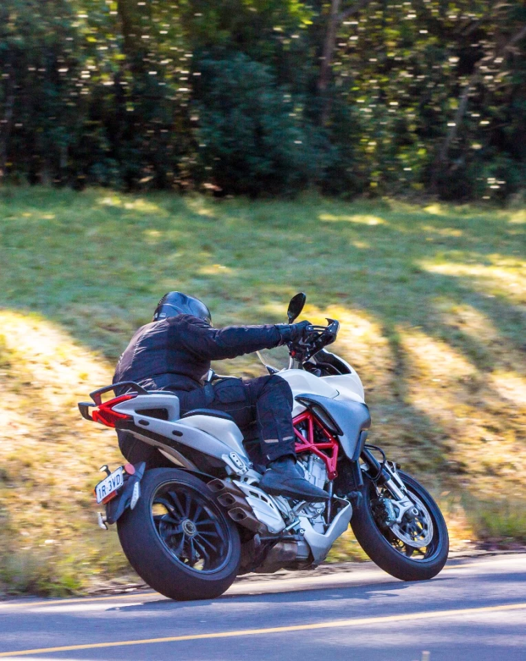 2017 MV Agusta Turismo Veloce Lusso: no slouch in the twisties, but very comfy on the highway