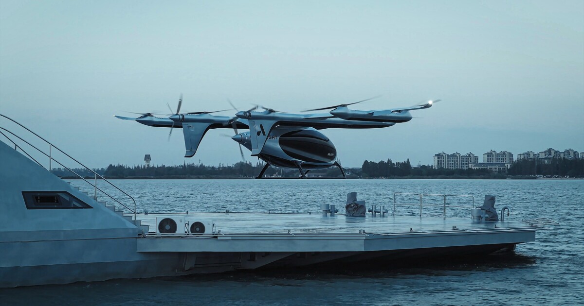 AutoFlight unveils solar-powered floating vertiports for air taxis