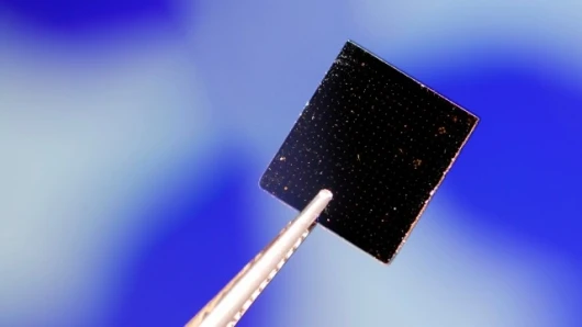 A graphene material sample. Pic credit: Georgia Tech/Gary Meek