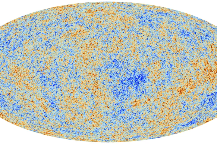 The ESA's Planck space telescope has revealed a detailed image showing the 'afterglow' of the Big Bang (Image: ESA)