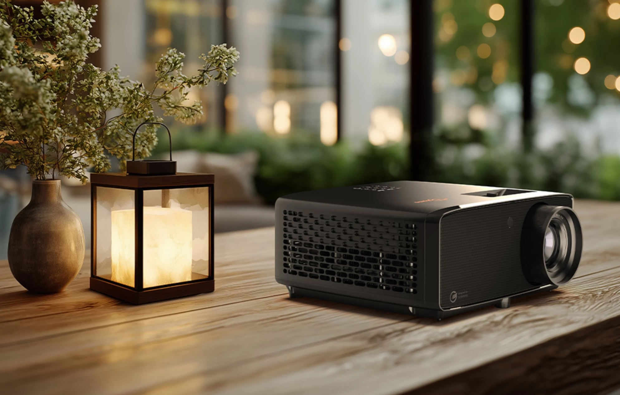 To get 300-inch imagery, the UHZ36 will need to be positioned at least 26 feet away from the wall or screen