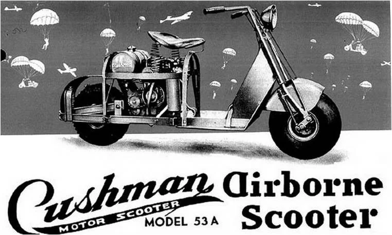 Roughly 75% of the world's most valuable collectible motorcycles are large capacity v-twins, but there are still exceptions for items of significance, such as the Cushman Airborne Scooter which sold for EUR€142,600 (US$159,101) last week to become one of the 100 most expensive motorcycles ever sold at auction.