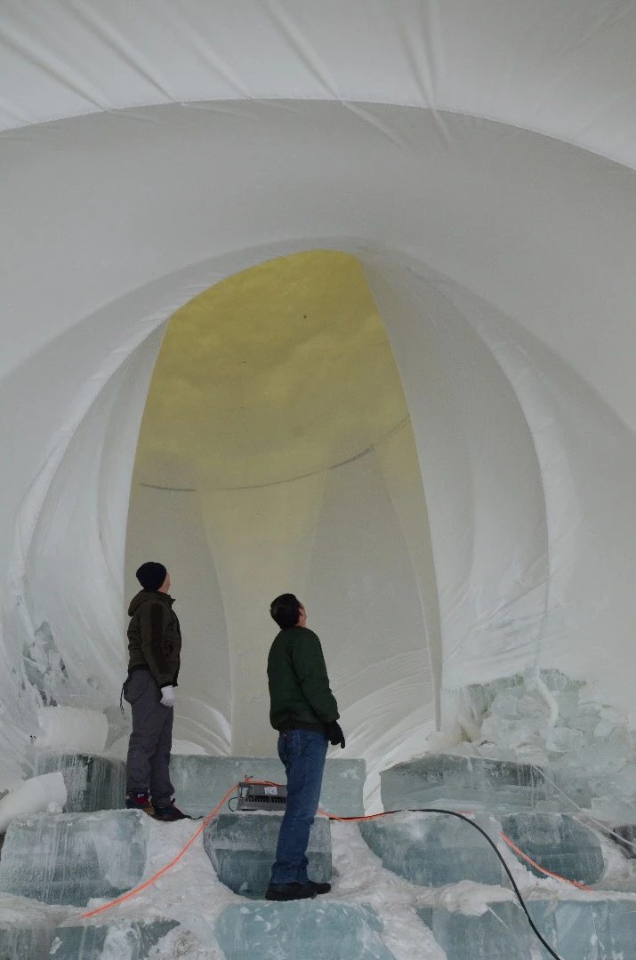 Inside the Flamenco Ice Tower