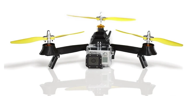 The Pocket Drone, prior to being folded up