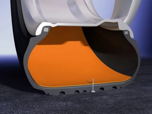 Continental's self-sealing tyres