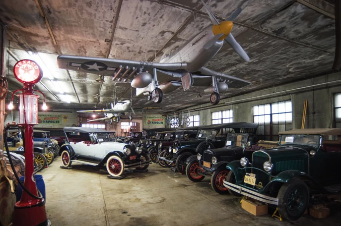 A snapshot of the Richard Roy Estate Collection, taken inside his Branchville, New Jersey garage